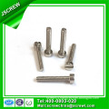 Stainless Steel Cap Head Slotted Recess RoHS Blue Zinc Machine Screw